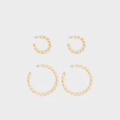 Final Sale - The Item Cannot Be ReturnedAderimaHoop Earrings