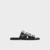 &New NewDampelStrappy Flat Sandal