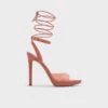 Final Sale - The Item Cannot Be ReturnedDocillaStrappy Heeled Sandal - Stiletto Platform
