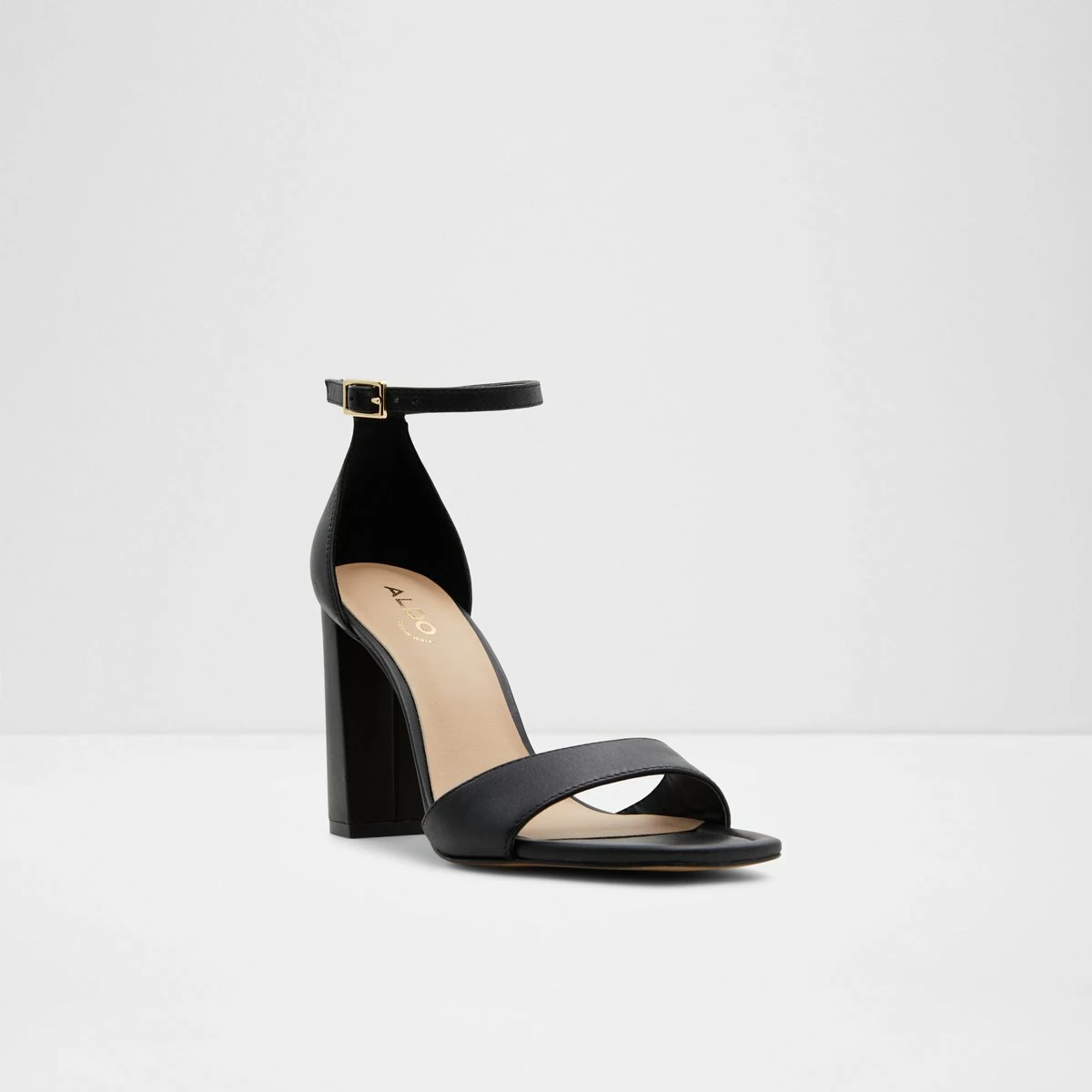 Flexible SolesEnaegynAnkle Strap Heeled Sandal - Block Heel - Image 4