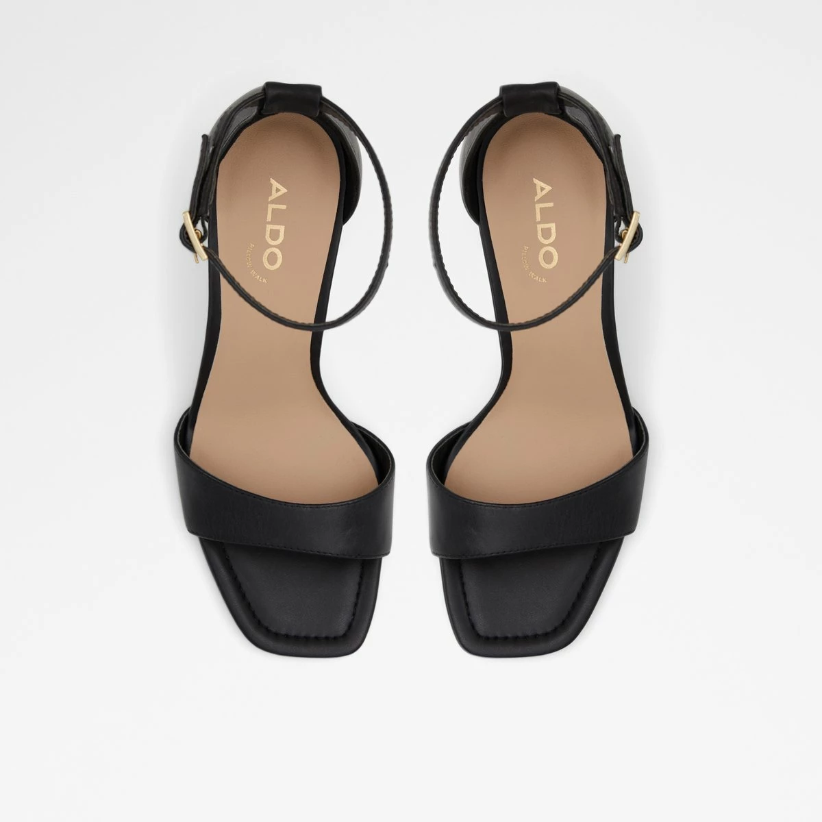 Flexible SolesEnaegynAnkle Strap Heeled Sandal - Block Heel - Image 6